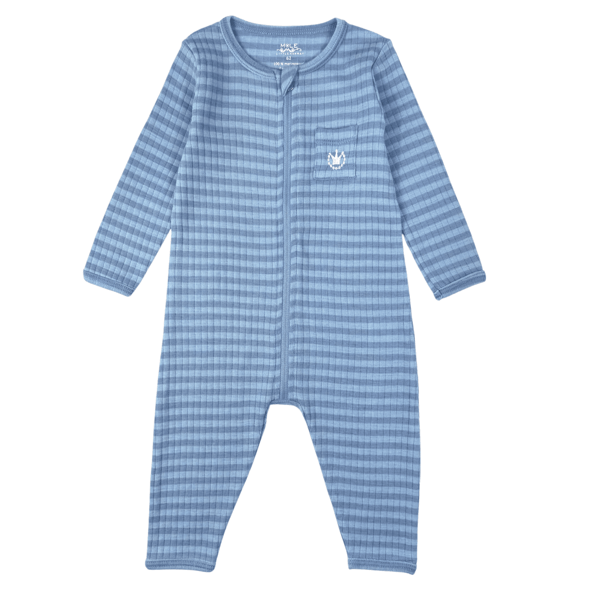 Ribb heldress | Aqua stripe